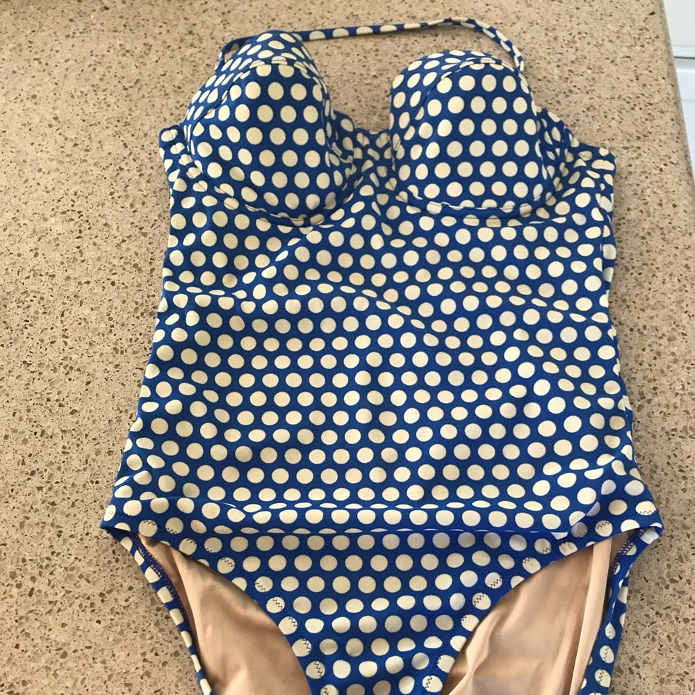 JCrew size 6 halter swim suit